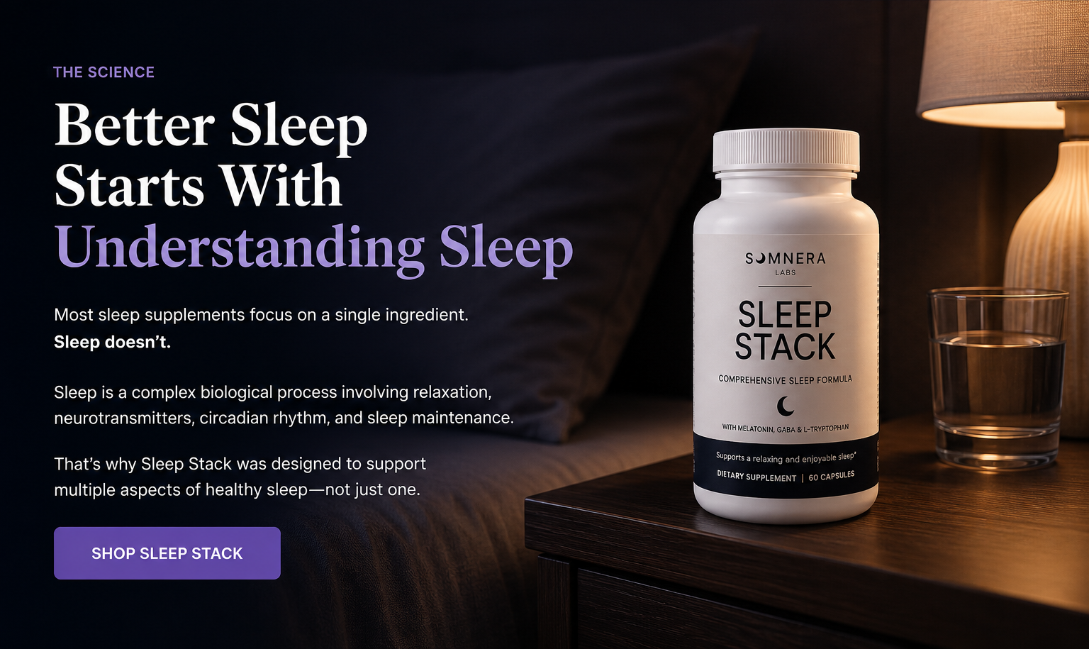 Somnera Labs Peak Sleep hero image