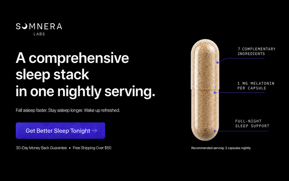 Somnera Labs Peak Sleep hero image
